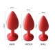 Ecotoy 7cm Anal Tıkaç (Butt Plug) - Küçük Boy Kırmızı Ecotoy 7cm Anal Tıkaç (Butt Plug) - Küçük Boy Kırmızı