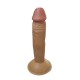 FAAK Toptan Seks Oyuncakları, Gerçekçi Testissiz Melez Dildo 18 cm