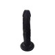 FAAK Toptan Seks Oyuncakları, Gerçekçi Testissiz Siyah Dildo 21 cm
