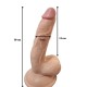 FAAK Toptan Seks Oyuncakları, Gerçekci Titreşimli Kumandalı Realistik Vantuzlu Dildo Vibratör 19cm