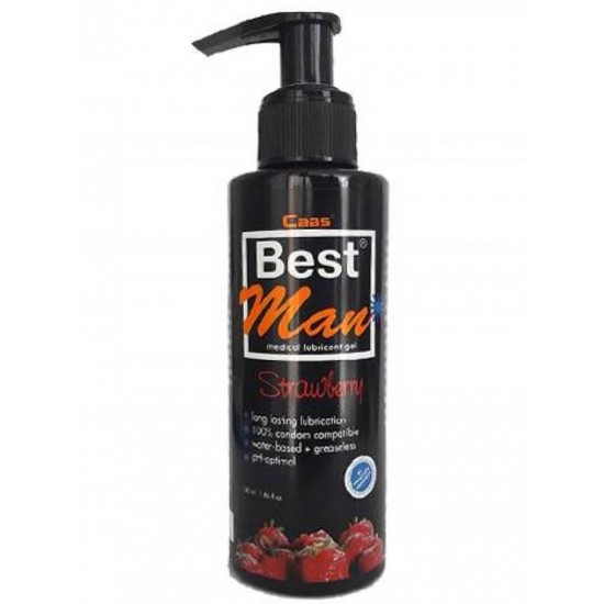 FAAK Toptan Seks Oyuncakları, Bestman Çilek Aromalı Kayganlaştırıcı Jel – 150 ml