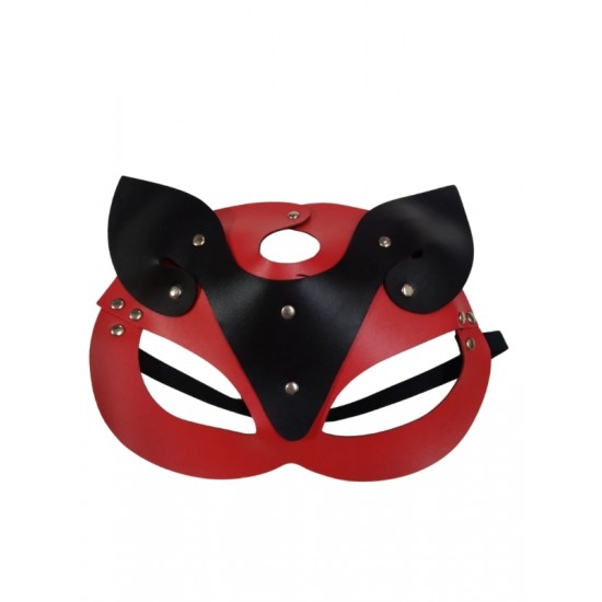 FAAK Toptan Seks Oyuncakları, Suni Deri Kedi Kız Maskesi - Kırmızı Siyah FAAK Toptan Seks Oyuncakları, Suni Deri Kedi Kız Maskesi - Kırmızı Siyah