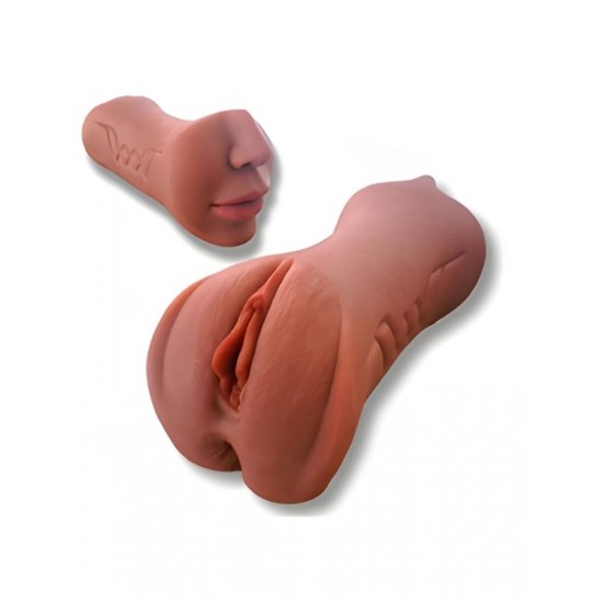 FAAK Toptan Seks Oyuncakları, 3 Girişli Vajina Anal Oral Mastürbatör