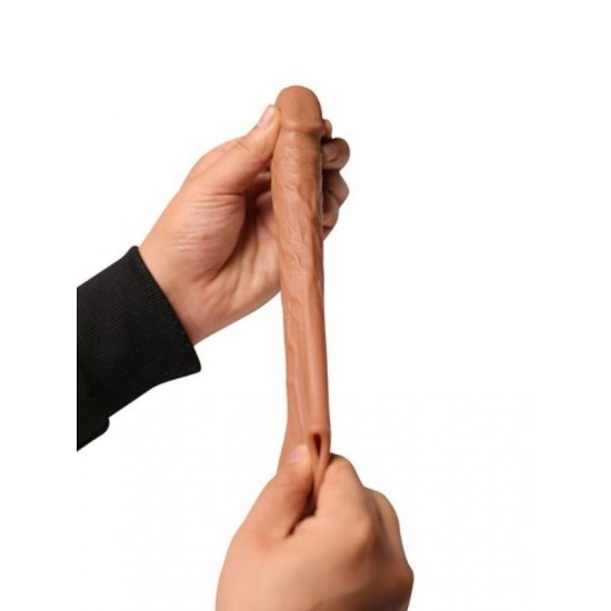 FAAK Toptan Seks Oyuncakları, Testis Girişli Gerçekçi Uzatmalı Penis Kılıfı