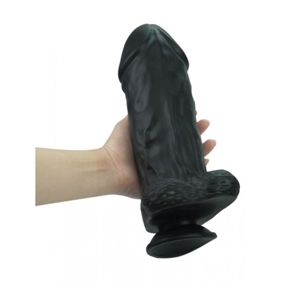 FAAK Toptan Seks Oyuncakları, Büyük Boy Siyah Vantuzlu Testisli Dildo 27cm FAAK Toptan Seks Oyuncakları, Büyük Boy Siyah Vantuzlu Testisli Dildo 27cm