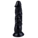 FAAK Toptan Seks Oyuncakları, Vantuzlu Zenci Gerçekçi Siyah Dildo 20cm