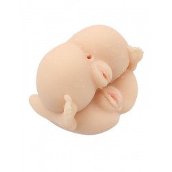 4 Girişli Özel Tasarım Çiftli Suni Vajina Kalça Mastürbatör 1Kg