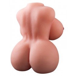 Göğüslü Gerçekçi Görünüme Sahip El Tipi Suni Vajina Mastürbatör - 550 Gr.