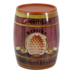 Fıçı Şeklinde İçi Tırtıklı Yumurta Mastürbatör - Madeira