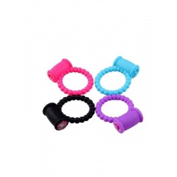 Titreşimli Noktalı Penis Halkası - Pembe