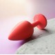 FAAK Toptan Seks Oyuncakları, Ecotoy 10cm Anal Tıkaç (Butt Plug) - Büyük Boy Kırmızı