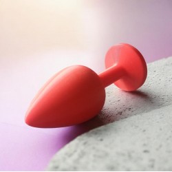 Ecotoy 8.5cm Anal Tıkaç (Butt Plug) - Orta Boy Kırmızı